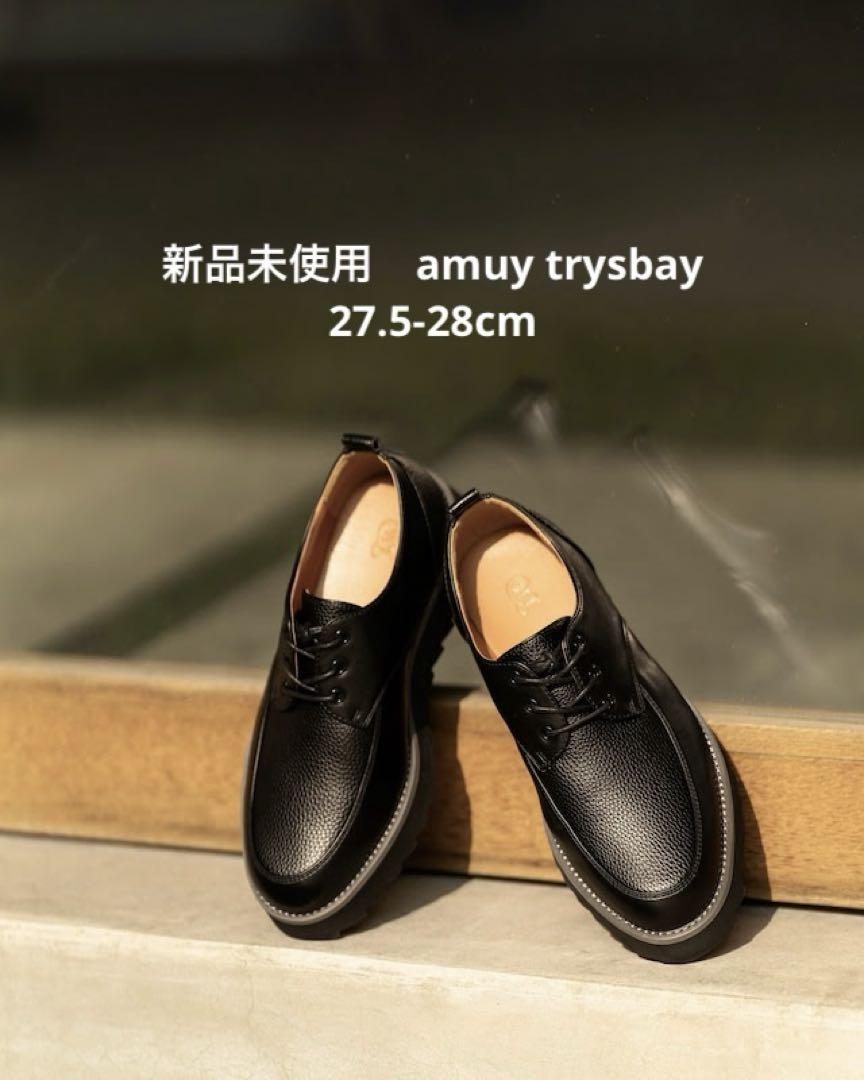 【新品未使用】AMUY TRYSBAY レザーシューズ ［ATB-S-001］