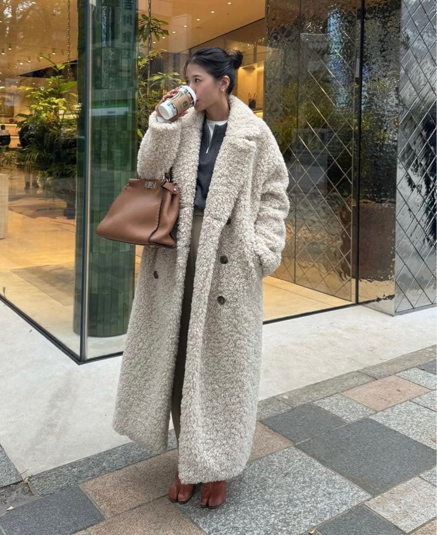 クラネ ボアコート ファーコートM CLANE