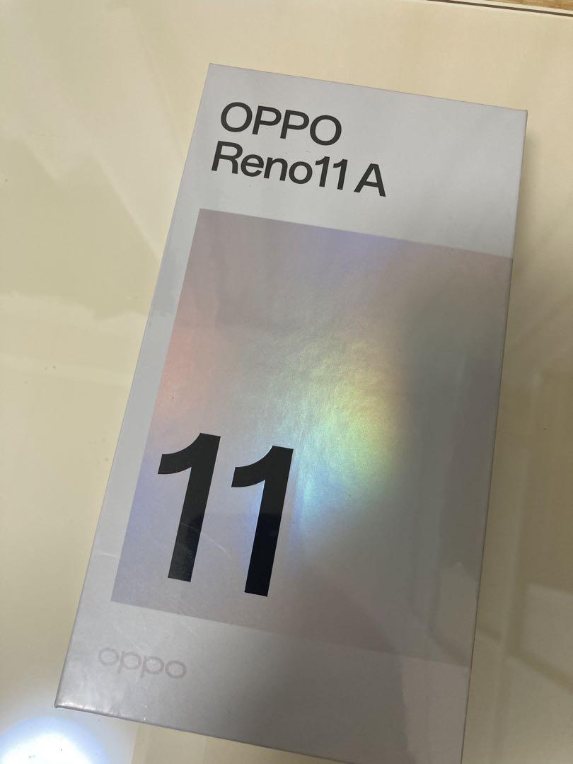【新品未使用】OPPO reno11a ダークグリーン　SIMフリーシュリンク付