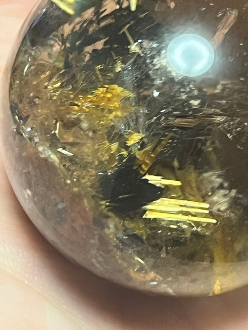 ルチルクォーツ 太陽ルチル タイチンルチルクォーツ ガーデン スフィア 丸玉 NEXPOTALLINN_EU