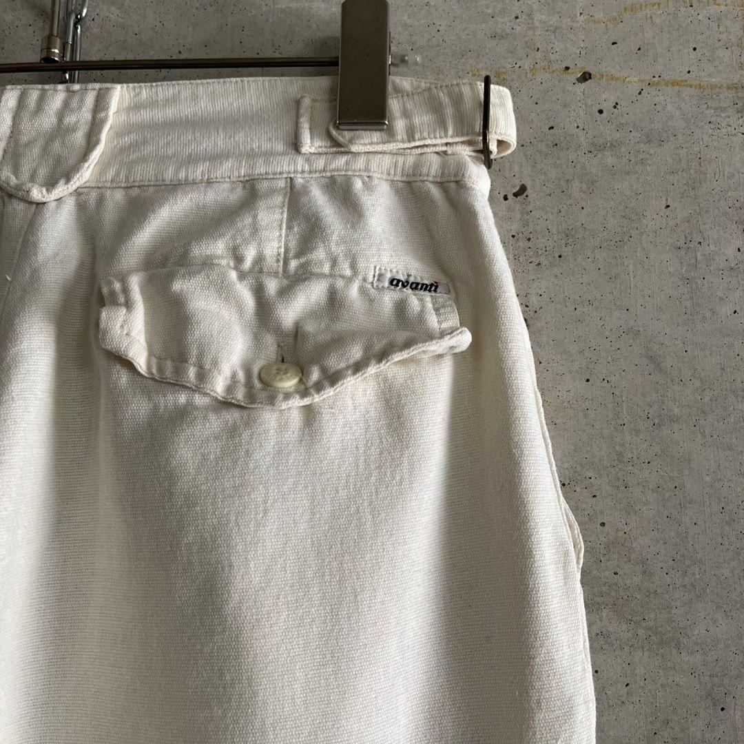 得価 vintage レトロ 2タック グルカ デザイン コットン パンツ アイボリー ws2Kp-m61133654878 国産再入荷
