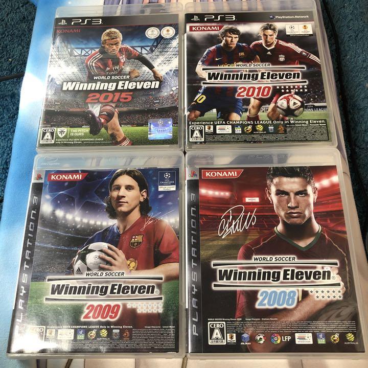 Ps3 ウイニングイレブン シリーズ4本セット メルカリ