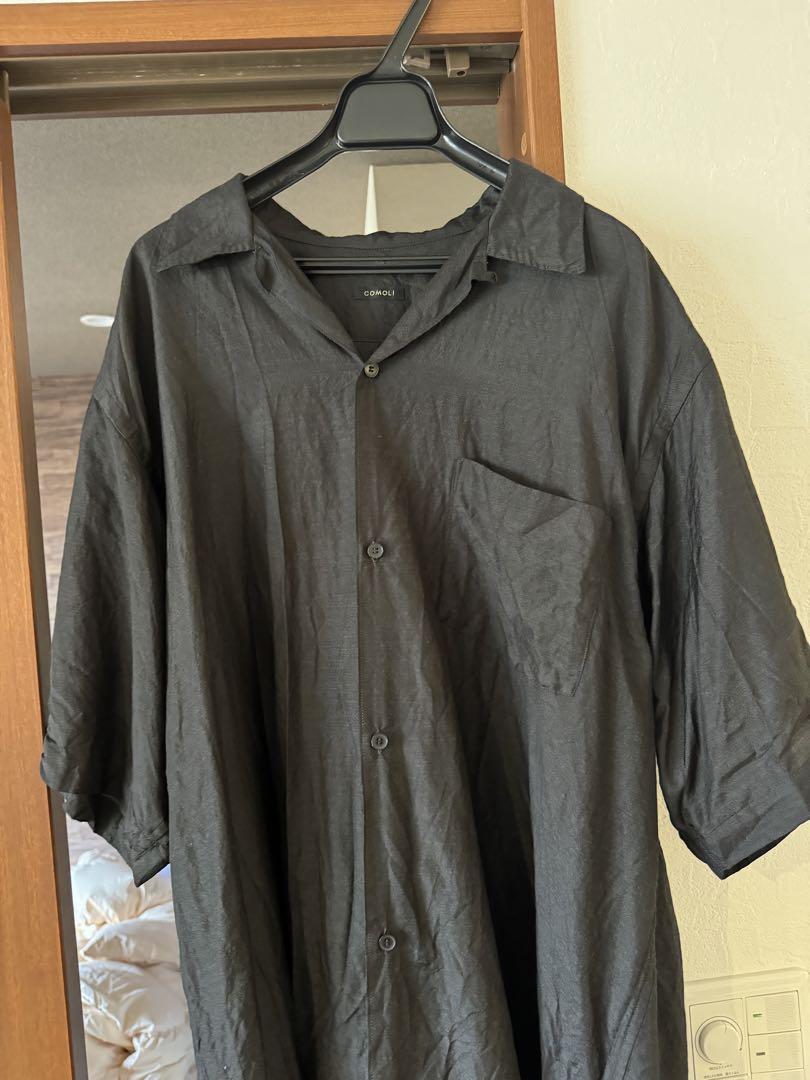comoli 24ss ウールシルクオープンカラーシャツ サイズ3
