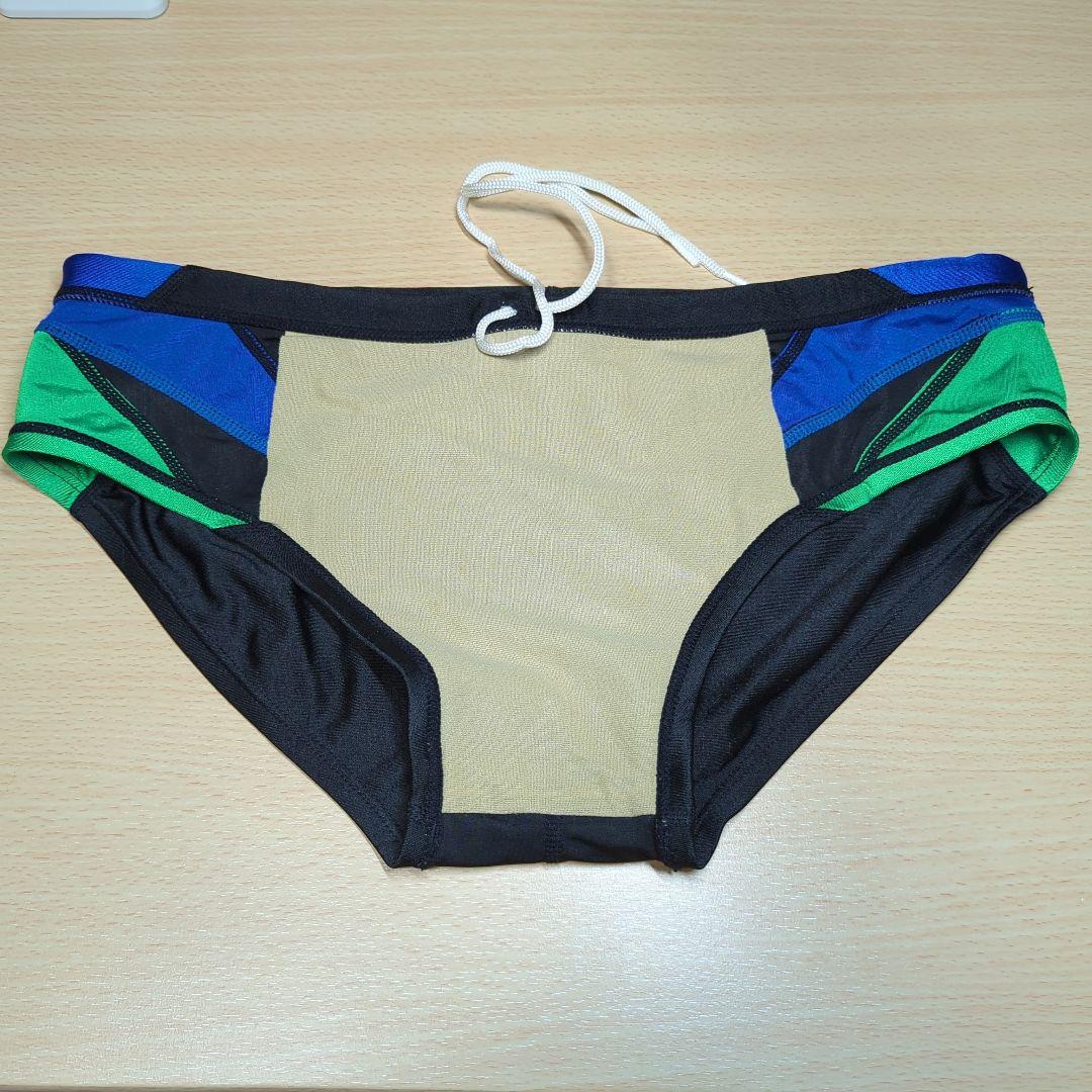 SPEEDO 競泳用水着 LLサイズ ブラック/ブルー/グリーン