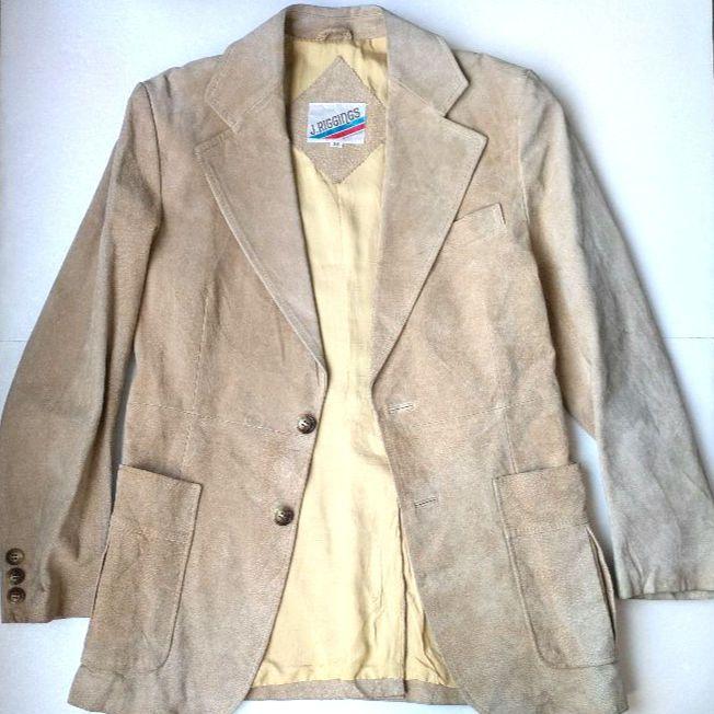 70s ヴィンテージ J.RIGGINGS メンズ スエードテーラード
