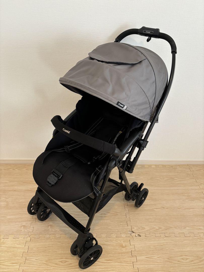 COMBI コンビ ロングフィット48 グレー ベビーカー 両対面式 黒 ロングフィット48 エッグショック NJ｜コンビ公式ブランドストア