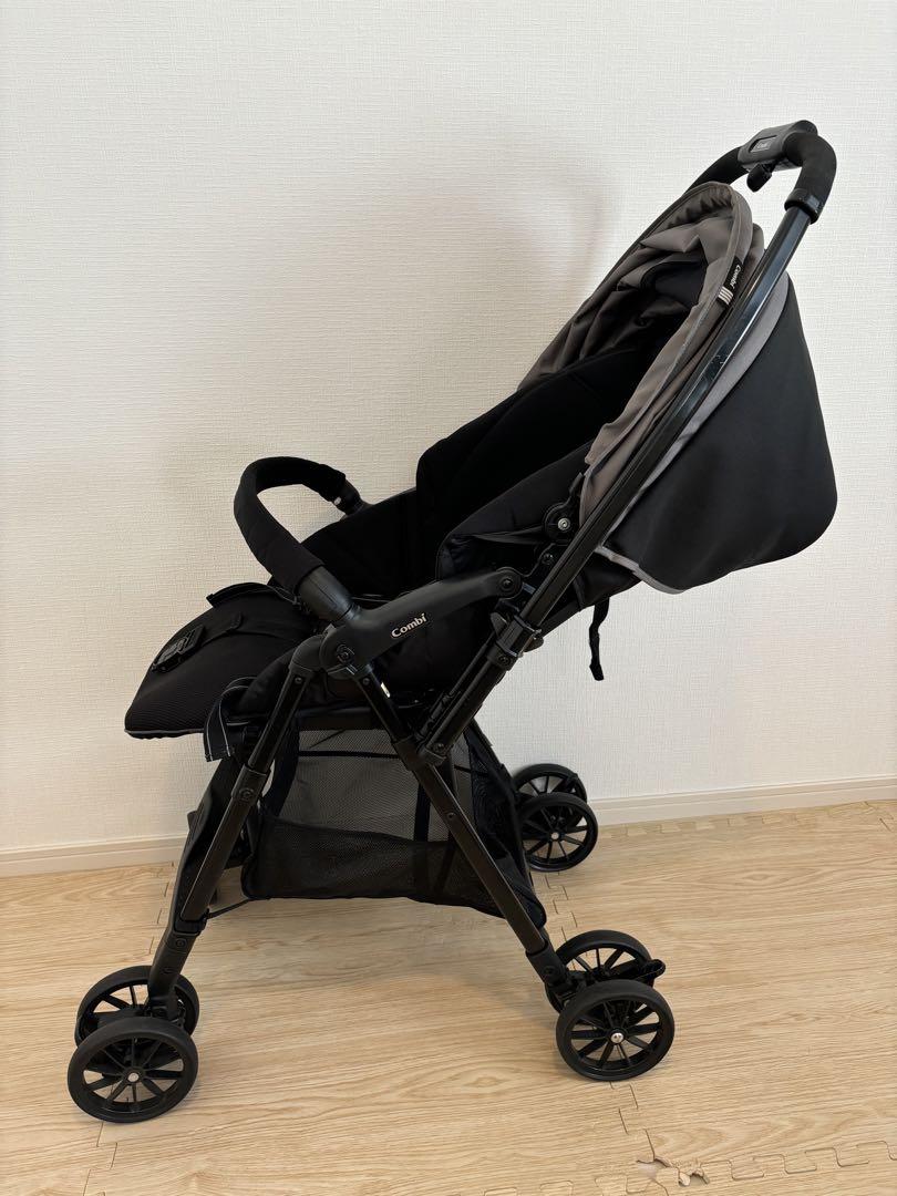 COMBI コンビ ロングフィット48 グレー ベビーカー 両対面式 黒 ロングフィット48 エッグショック NJ｜コンビ公式ブランドストア