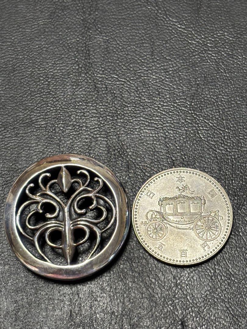 ALZUNI 特大トライバルコンチョ　シルバー950