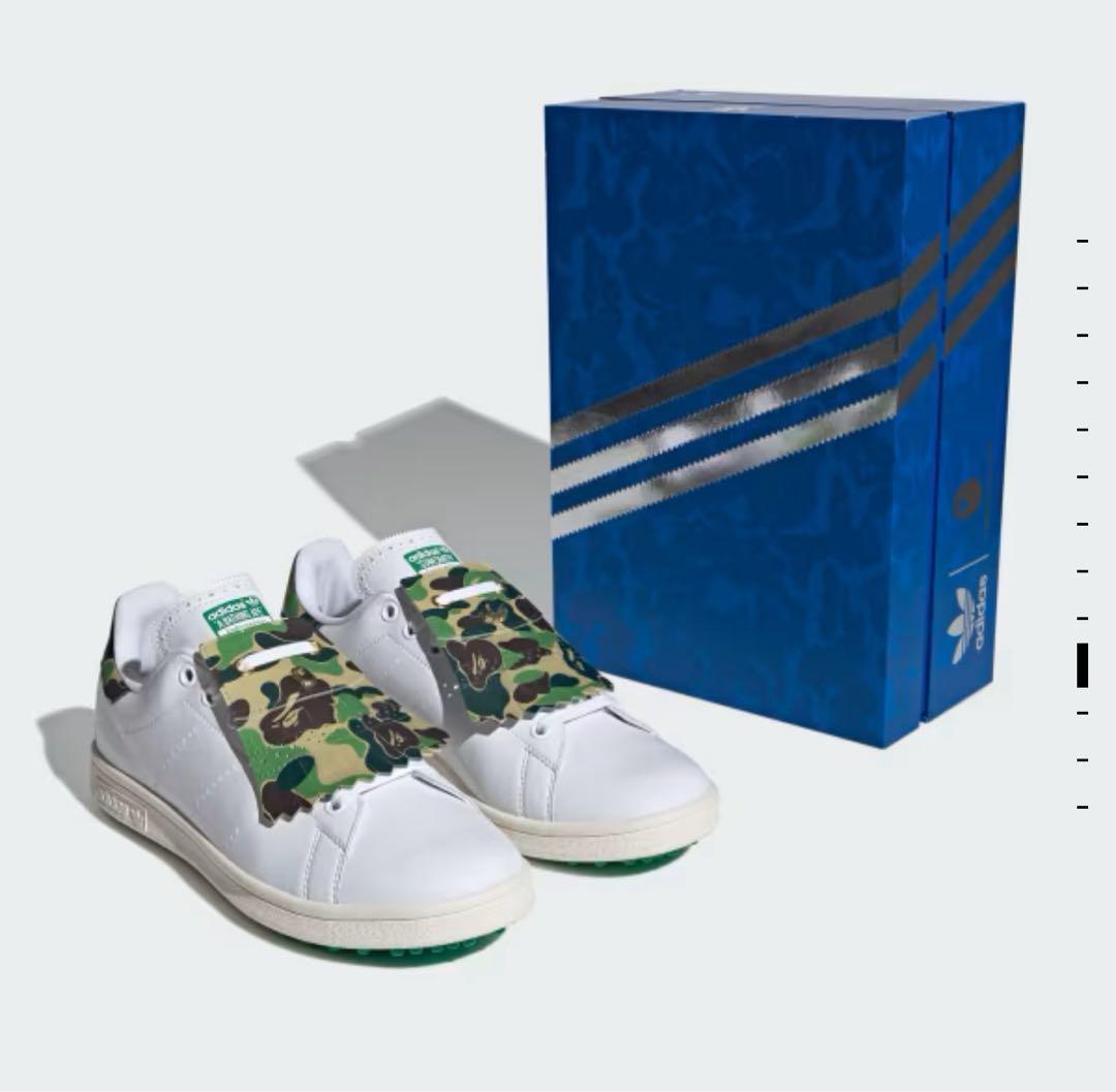 adidas スタンスミス✖️ＡBATHING APEコラボゴルフシューズ