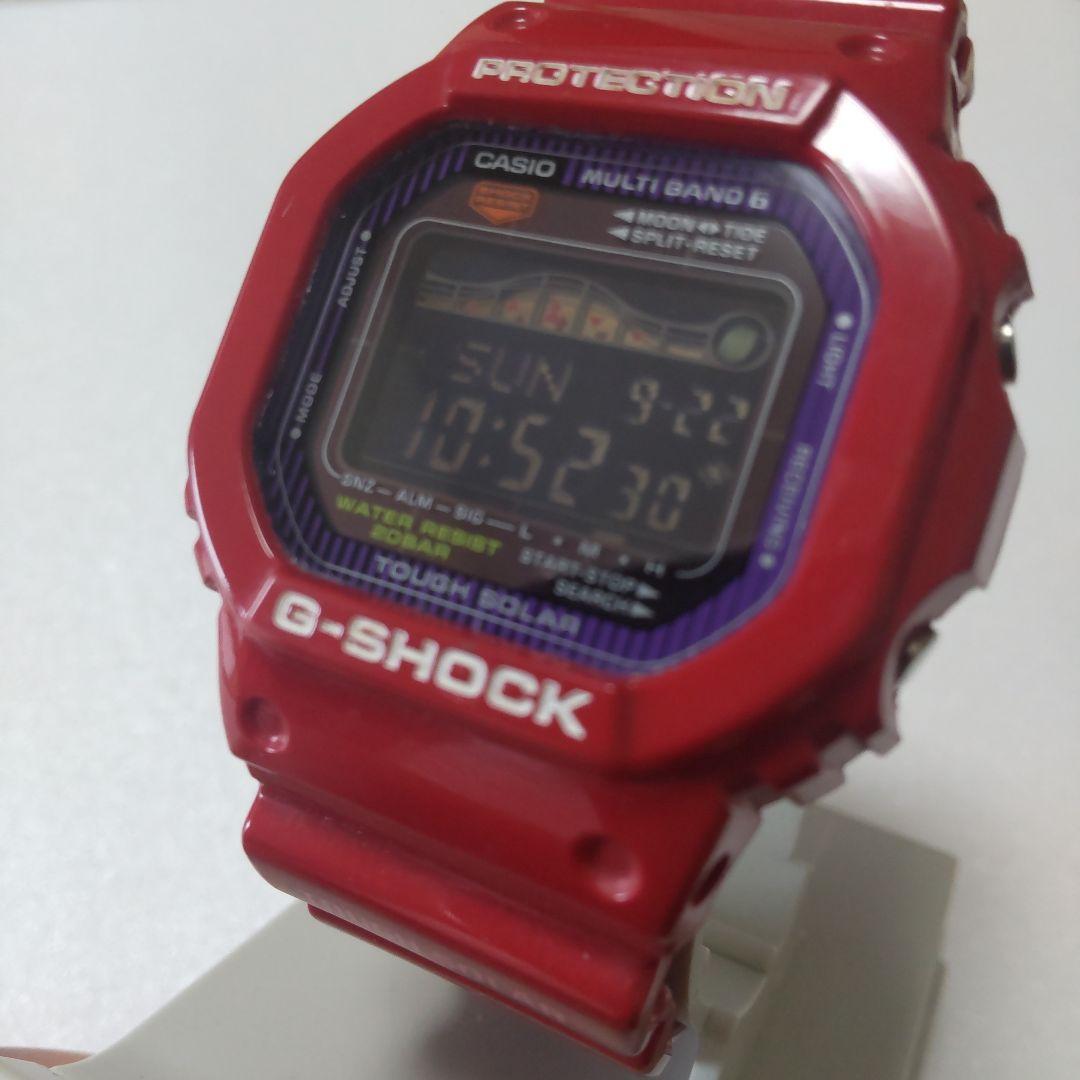 【人気の赤スピード】 Gショック電波+タフソーラー　G-ライドGWX-5600C