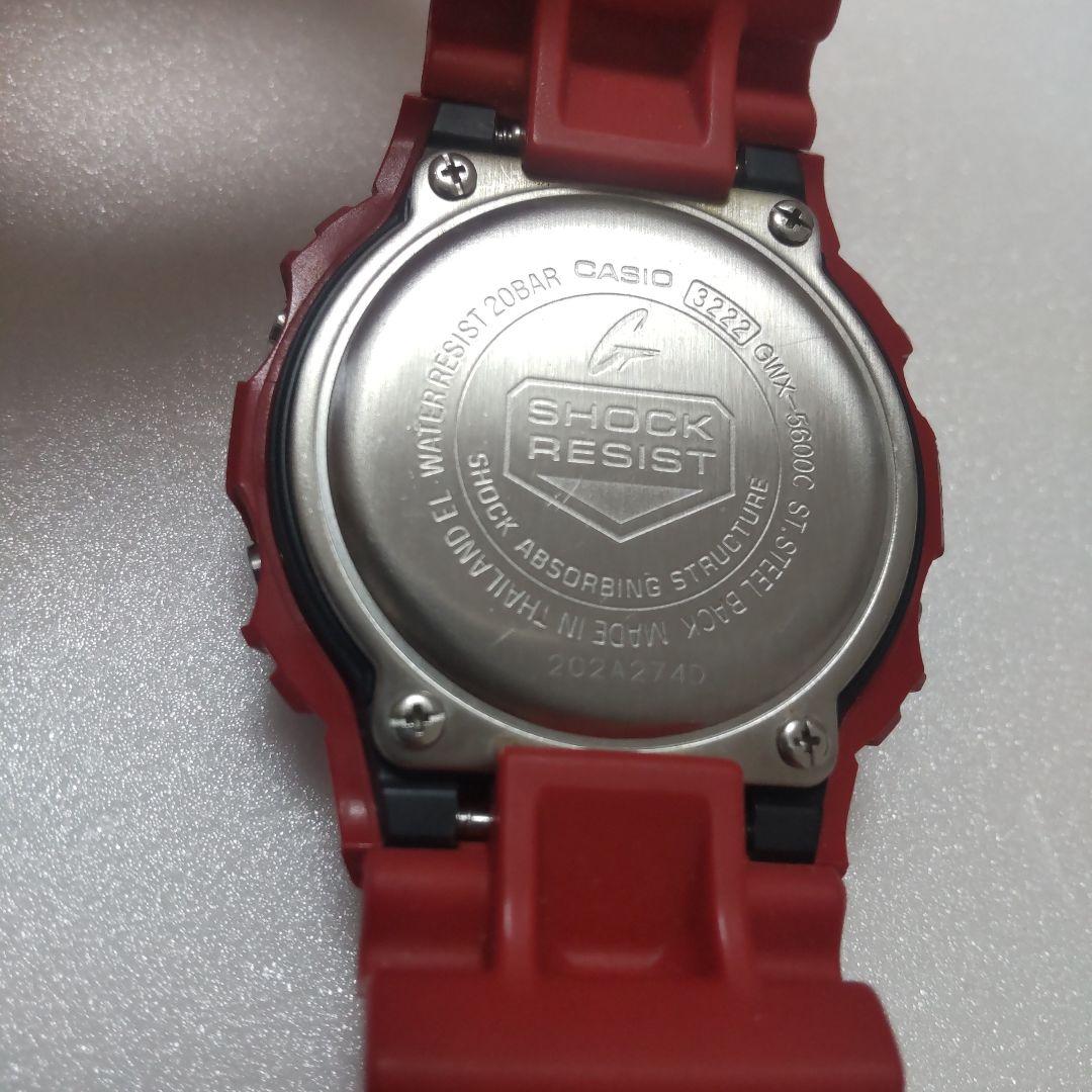 【人気の赤スピード】 Gショック電波+タフソーラー　G-ライドGWX-5600C
