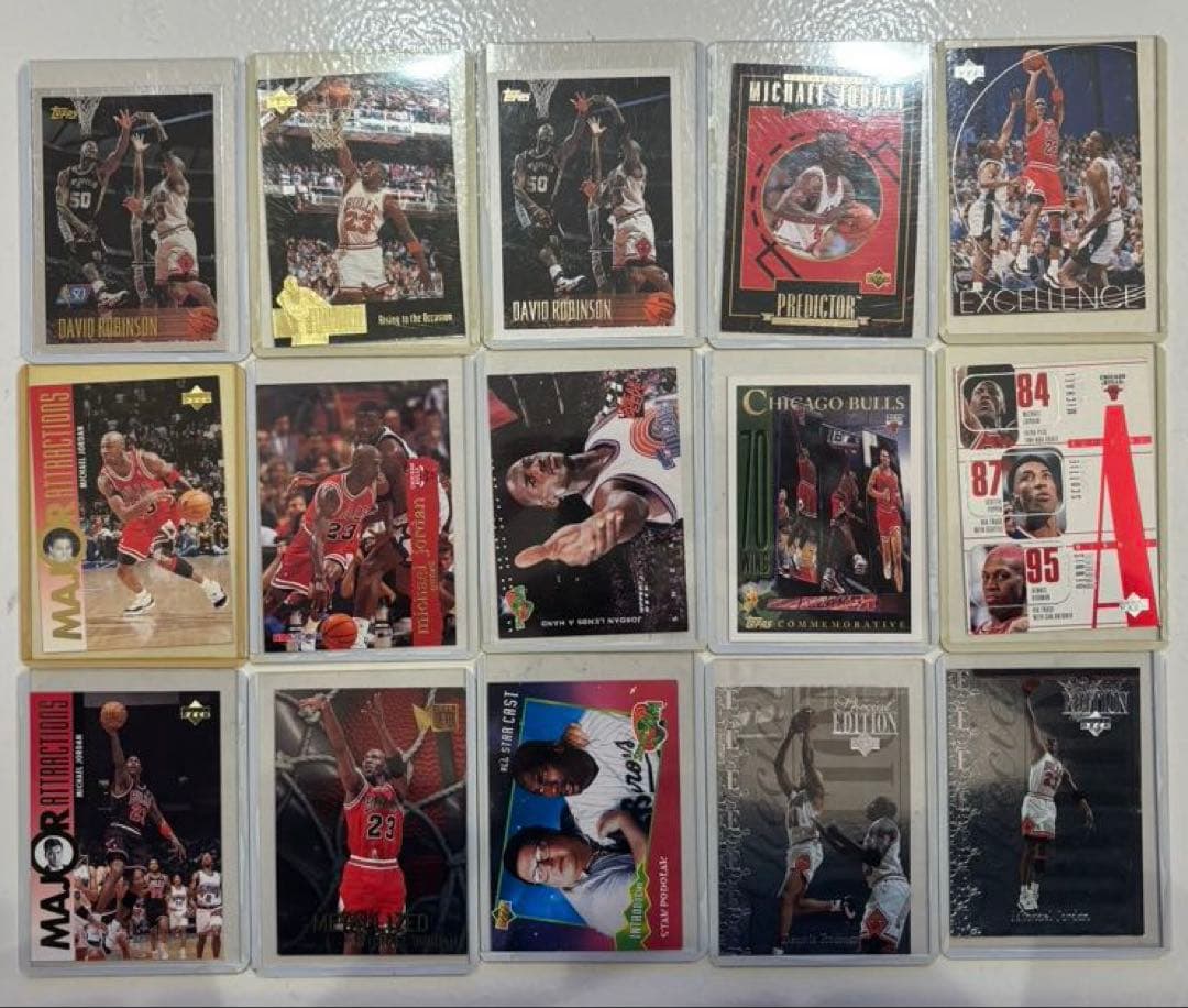 NBAトレーディングカード マイケルジョーダン デニスロドマンやや傷や汚れあり