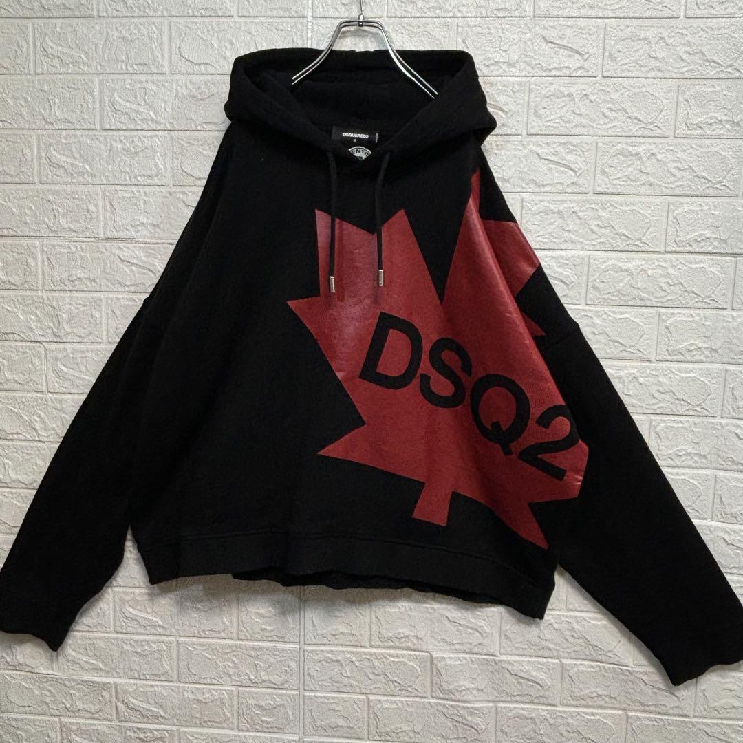 D squared2★大きなメープルリーフロゴ パーカー★送関込 D squared2☆メープルリーフ パーカー ☆送関込 (D SQUARED2