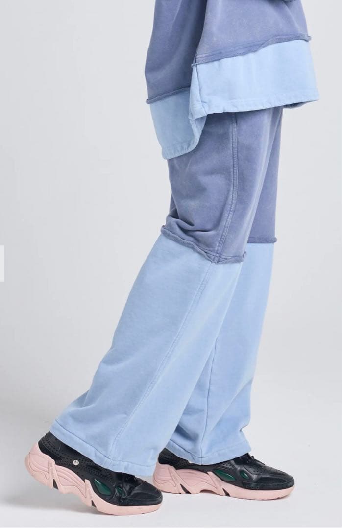 リトルサニーバイト バイカラー スウェットパンツ リトルサニーバイト バイカラー スウェットパンツ