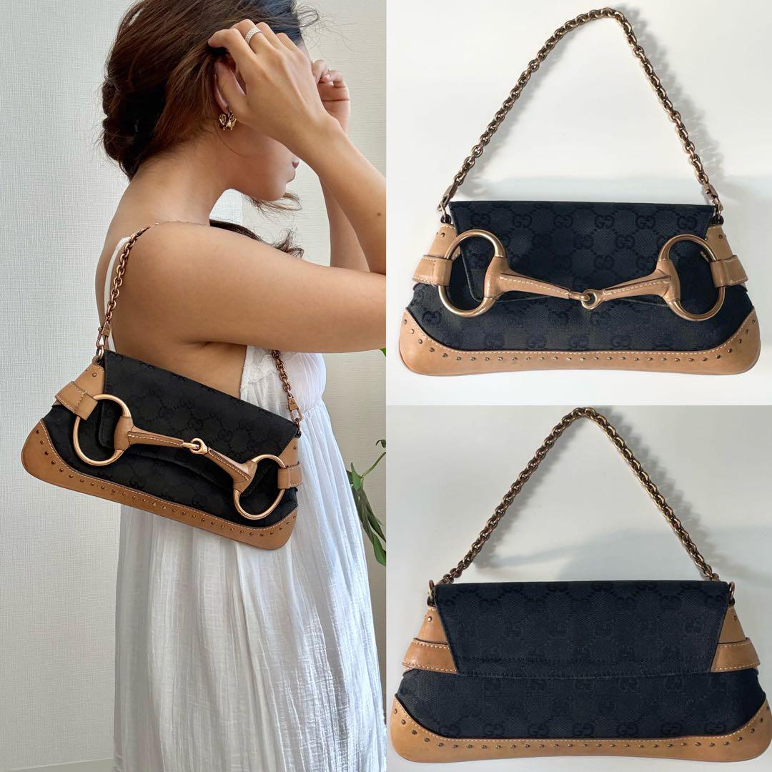 GUCCI 95aw トムフォード期ホースビット ベルト レザー メタル GUCCI 95aw トムフォード期ホースビット ベルト レザー メタル