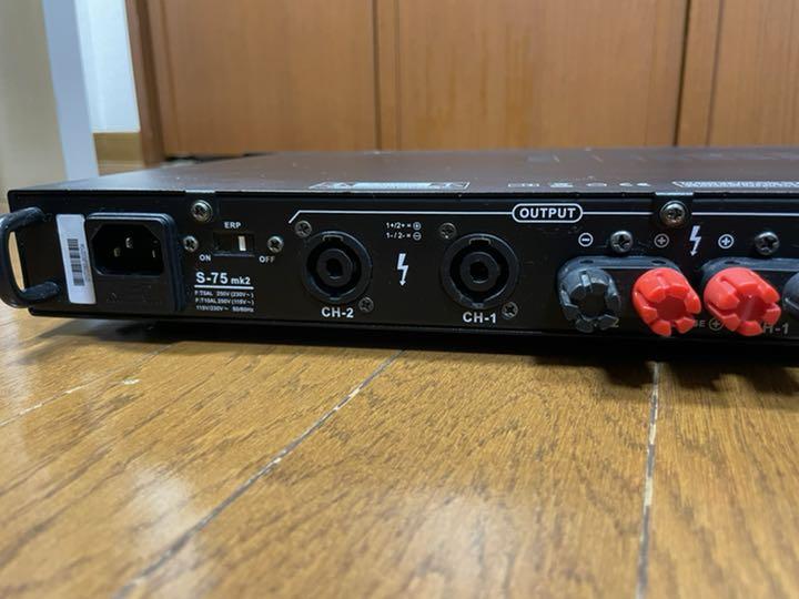 最安値国産 ドイツ製パワーアンプ thomann S-75mk2 Procableで購入 hzR0x-m61143040302 高品質セール