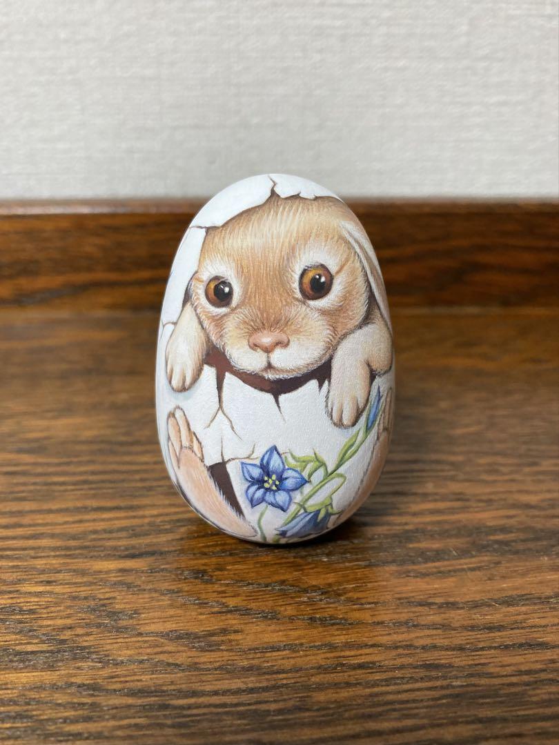 ロシア雑貨イースターエッグ 『殻の中のウサギ』卵マトリョーシカBunnyリダ工房