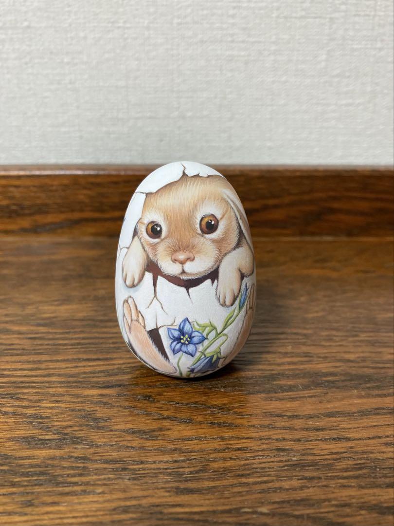 ロシア雑貨イースターエッグ 『殻の中のウサギ』卵マトリョーシカBunnyリダ工房