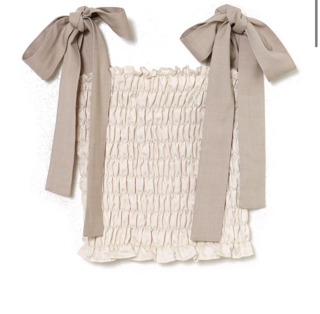 トップス May shirring tops / ANDMARY