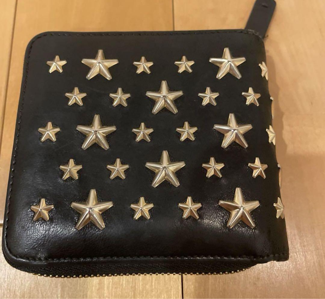 正規　本物　ジミーチュウ　財布　スター　スタッズ