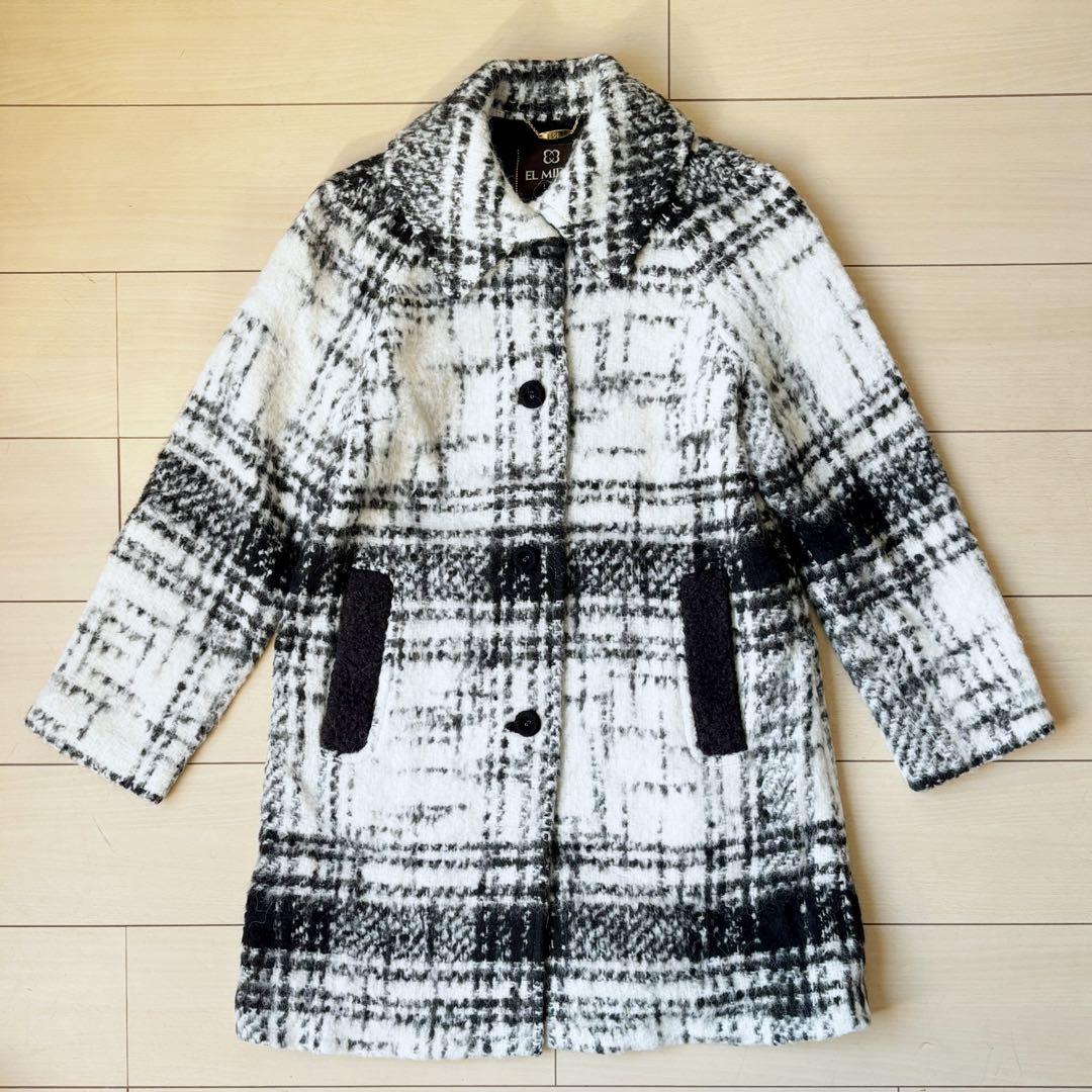 エルミダ リュクス EL MIDAS Luxe チェックコート 38M・EL MIDAS