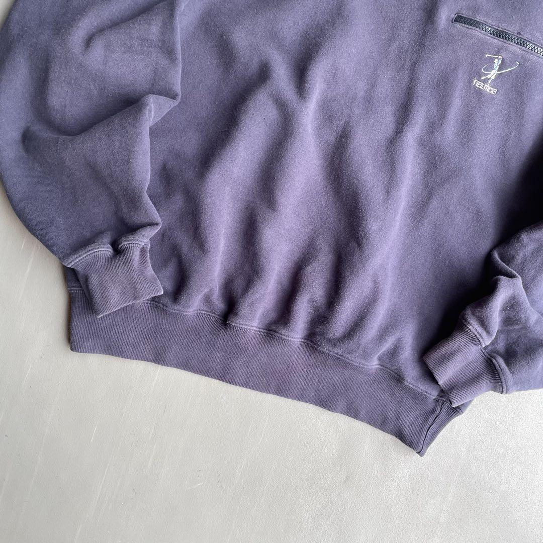割引 フォロー割実施中】 nautica スウェット トレーナー ネイビー L トップス
