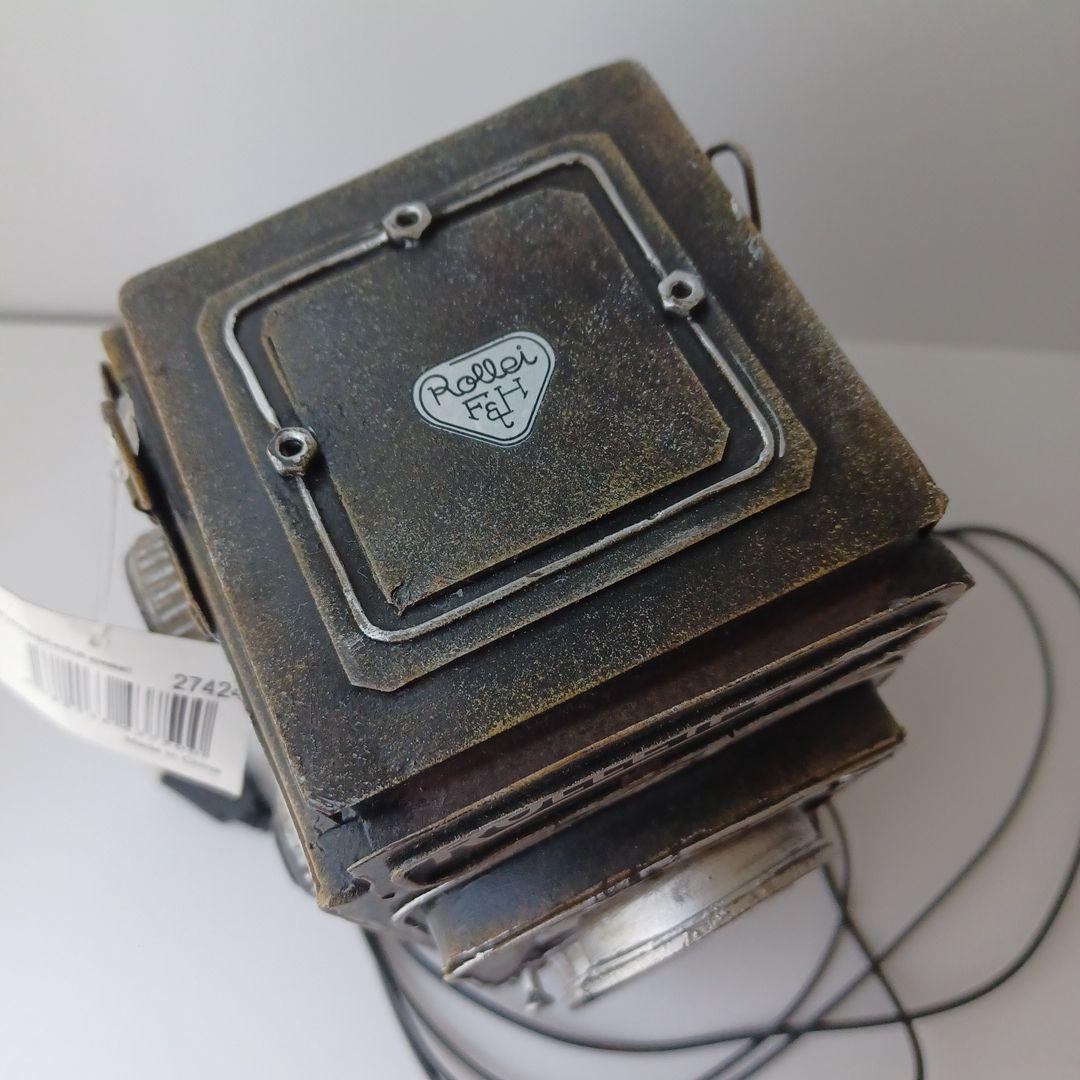 ブリキ　Rolleiflex　スピーカー　アンティーク　レトロ　二眼レフ　USB ブリキ Rolleiflex スピーカー アンティーク レトロ 二眼レフ