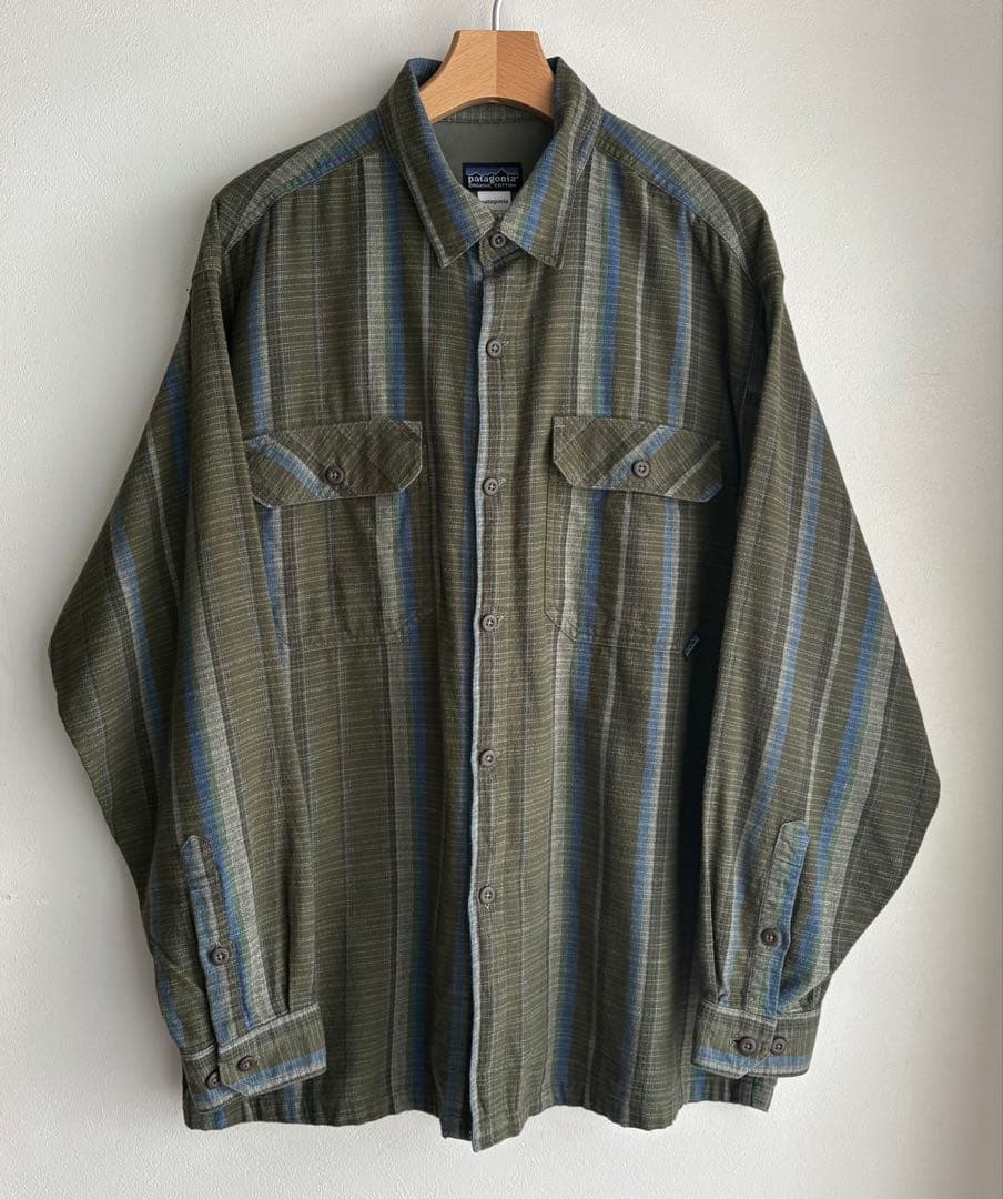 【美品】06年 Patagonia フラニガン ヘビーフランネルシャツ M