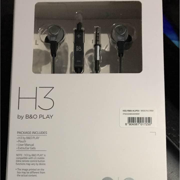 Genuine Bang & Olufsen B&o Play H3 Headphones Earphones