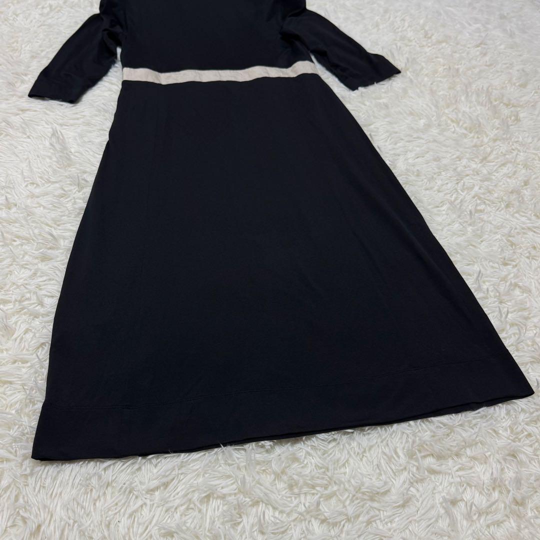 関税送料込【MaxMaraStudio】ワンピース ロング シルク ブラック org.jpg