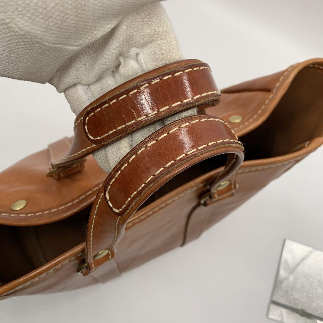 美品 ✨ HERZ トートバック レザー キャメル 大容量