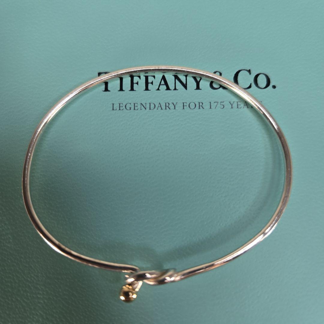 に*こ様 Tiffany & Co. ラブノット コンビ バングル シルバー k