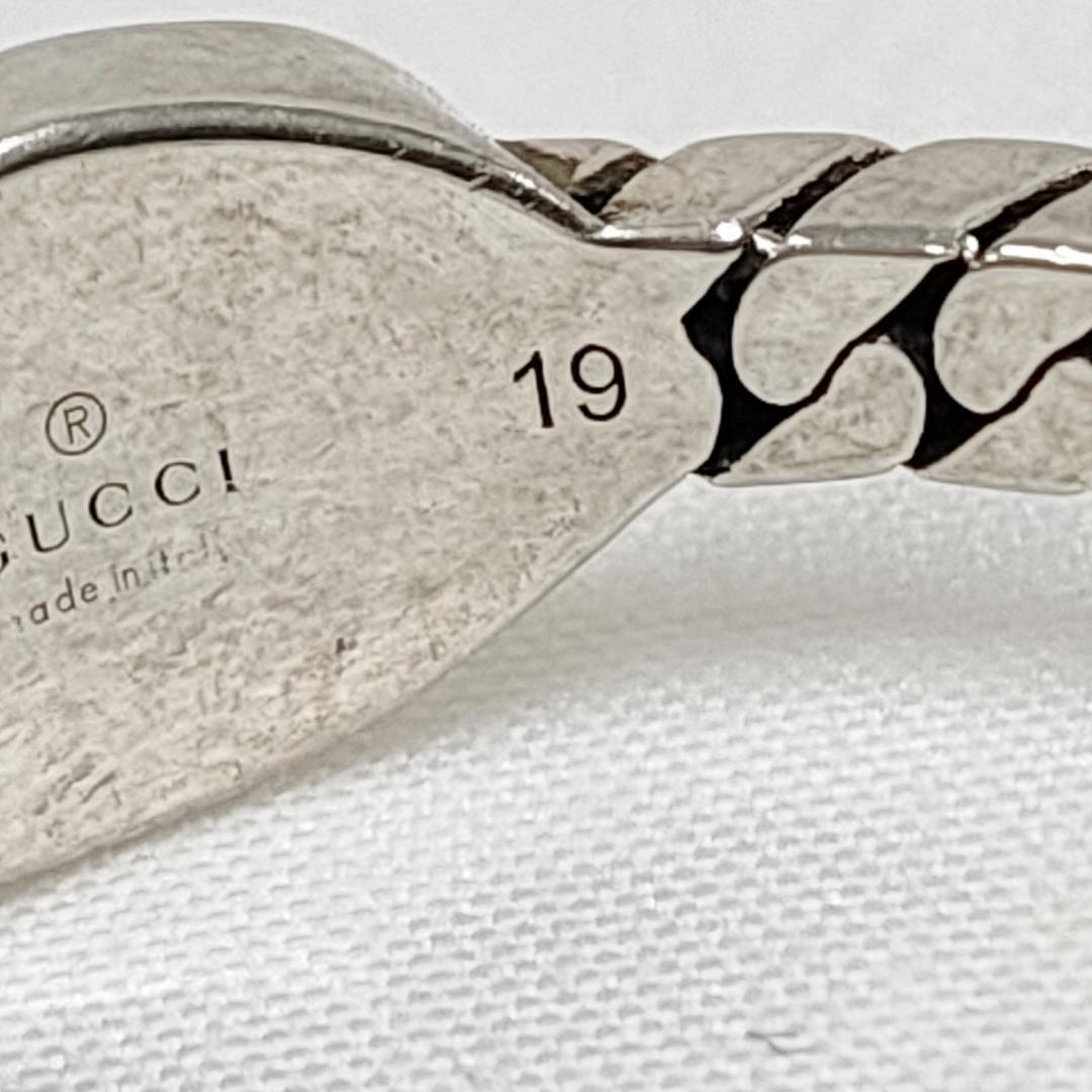 ○★新品未使用 Gucci オーバル インターロッキングG スリムシルバーリング