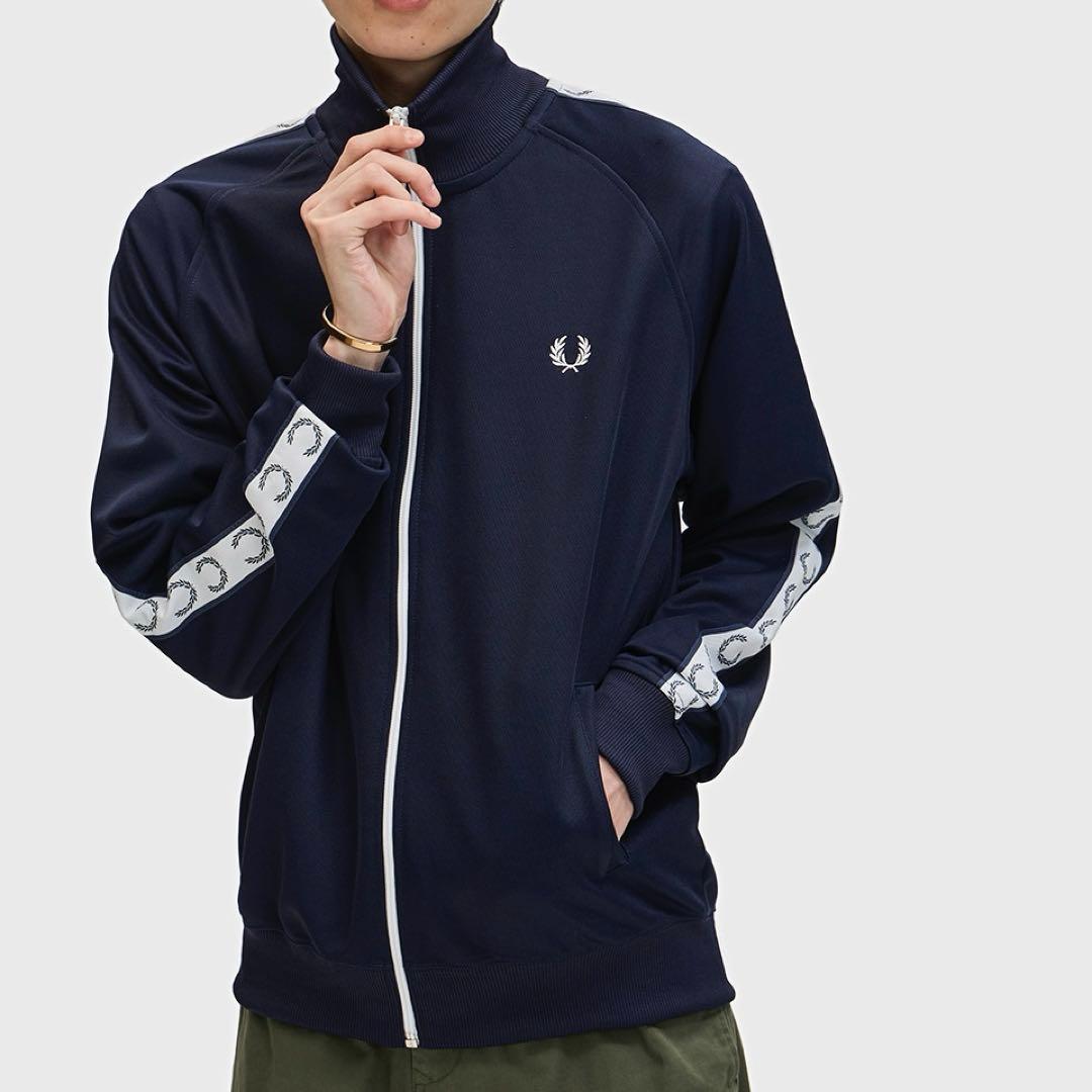 FRED PERRY トラックジャケット J4620 ネイビー サイズLL Fred Perry