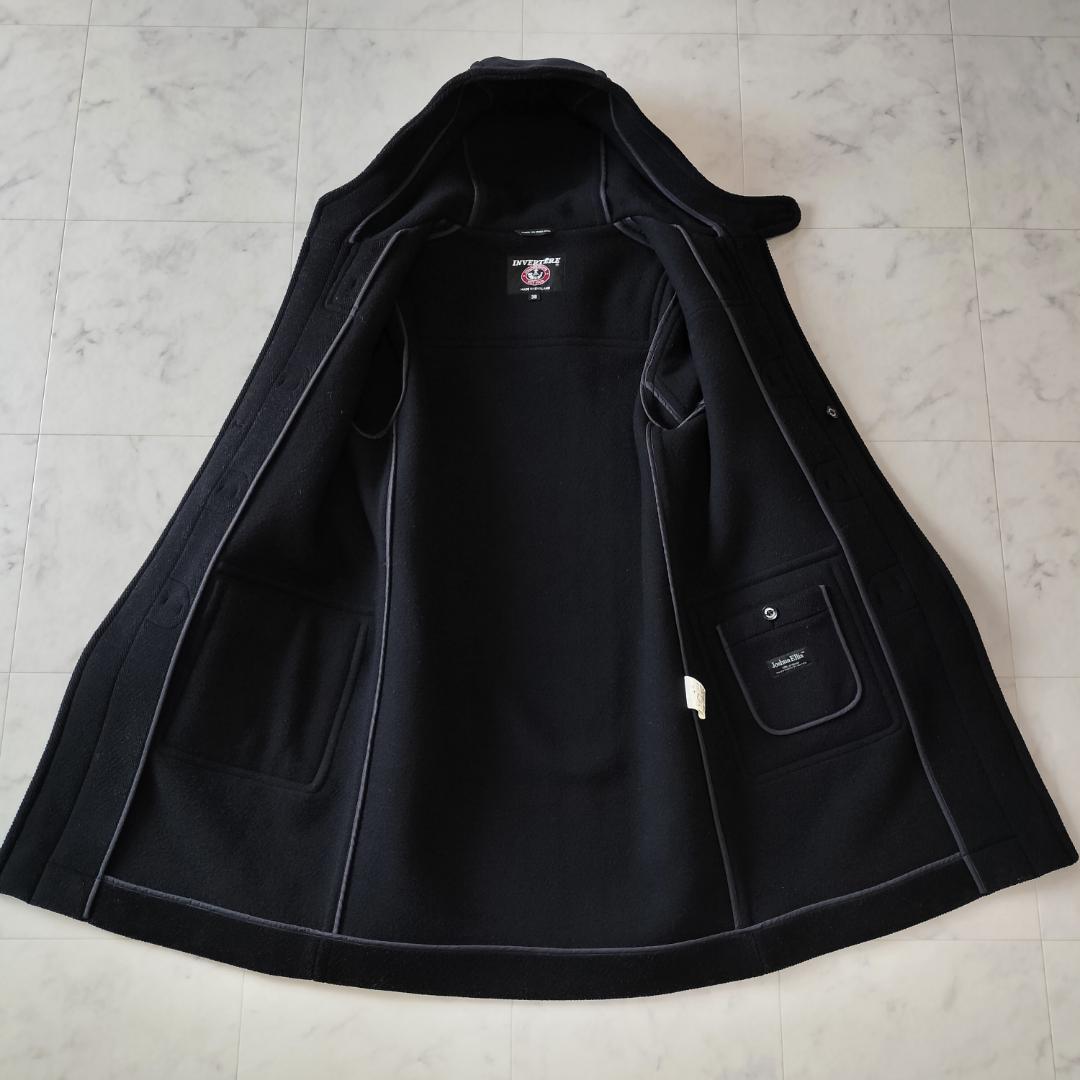 INVERTERE ウールヘリンボーンダッフルコート JoshuaEllis M