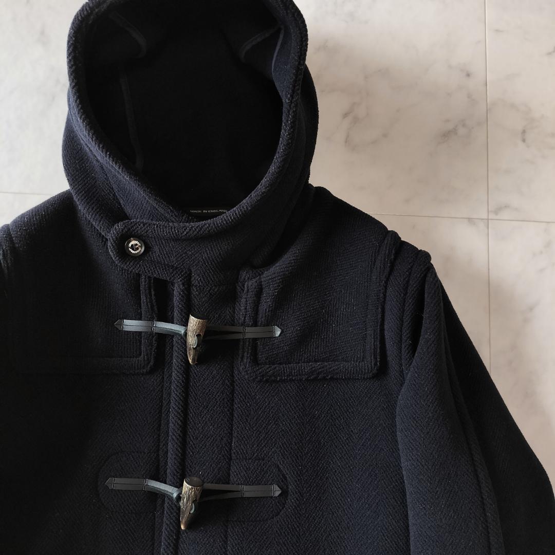 INVERTERE ウールヘリンボーンダッフルコート JoshuaEllis M