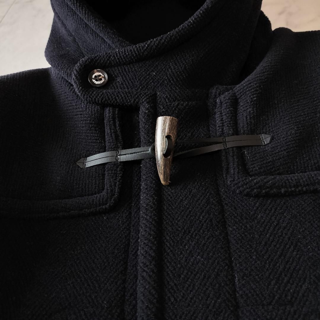 INVERTERE ウールヘリンボーンダッフルコート JoshuaEllis M
