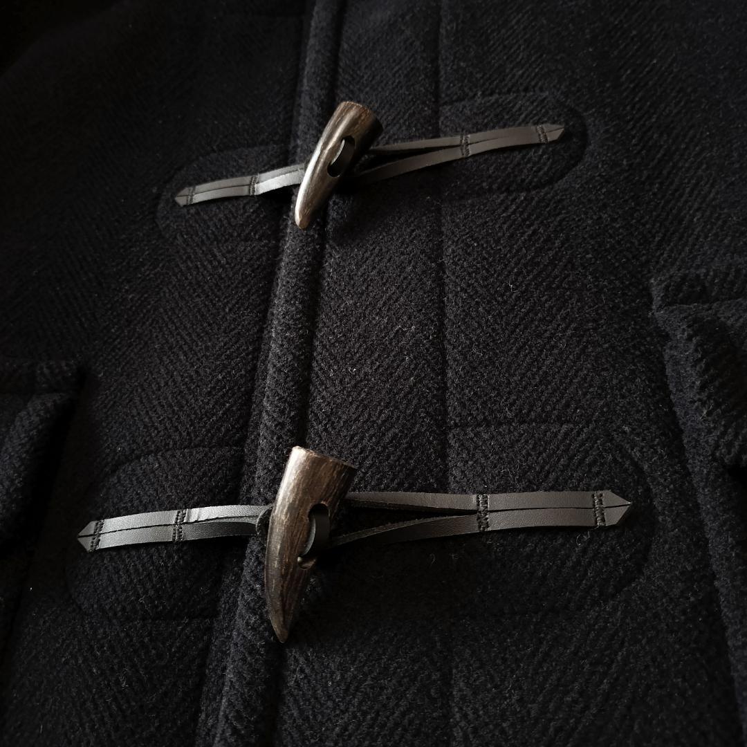 INVERTERE ウールヘリンボーンダッフルコート JoshuaEllis M