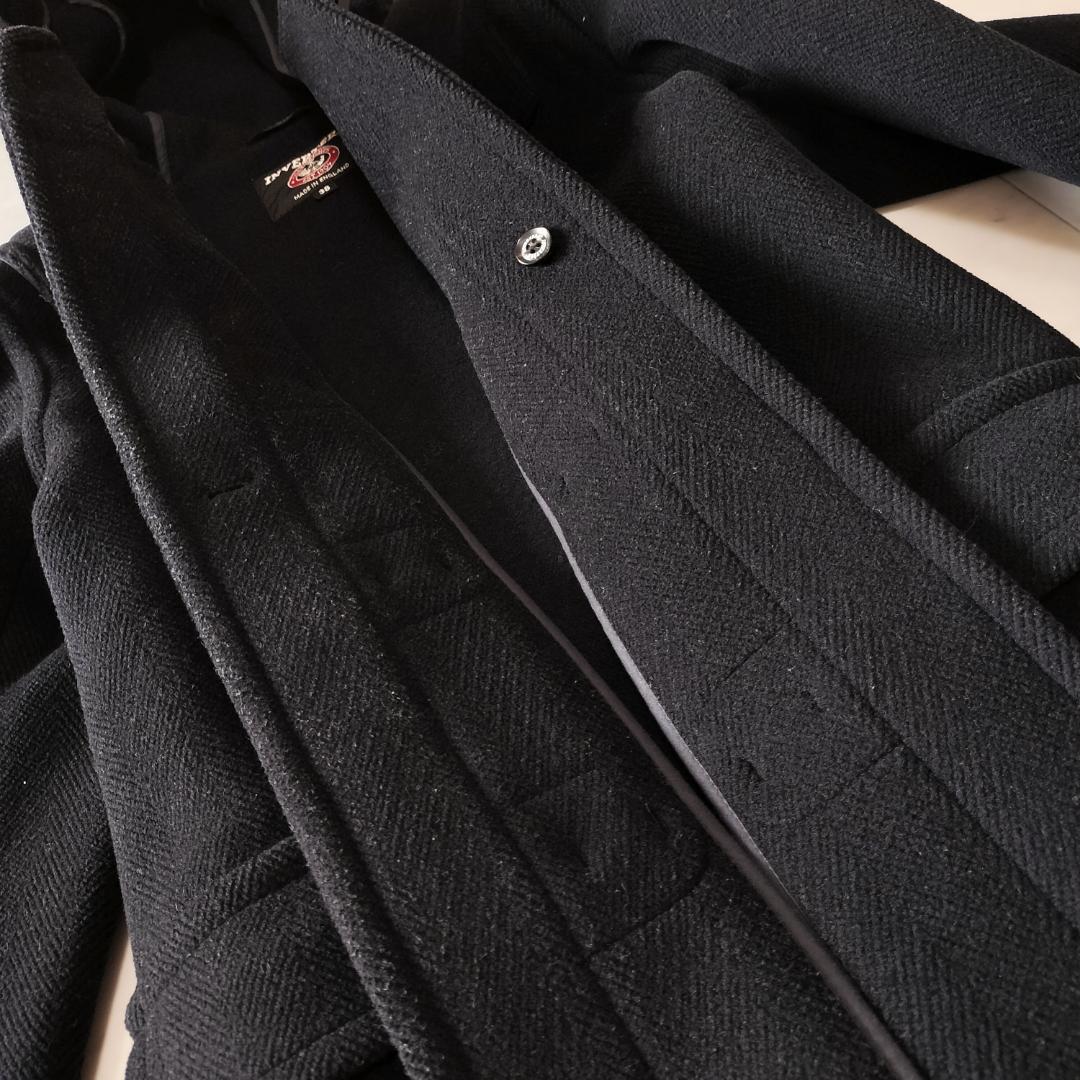 INVERTERE ウールヘリンボーンダッフルコート JoshuaEllis M