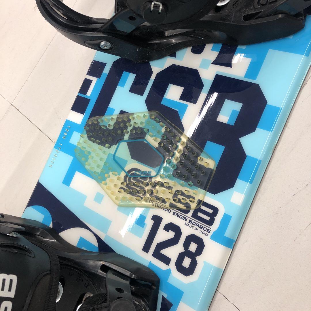 CSB ジュニア スノーボード バインディング セット 128