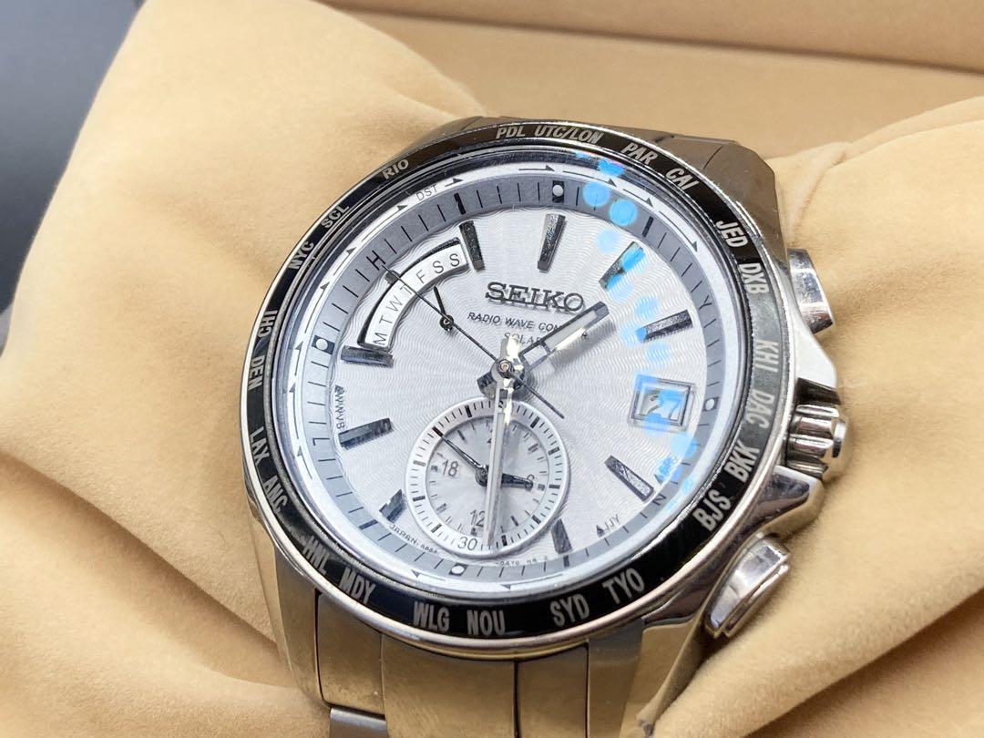SEIKO セイコー レアモデル ブライツ 腕時計 電波ソーラー 世界時計