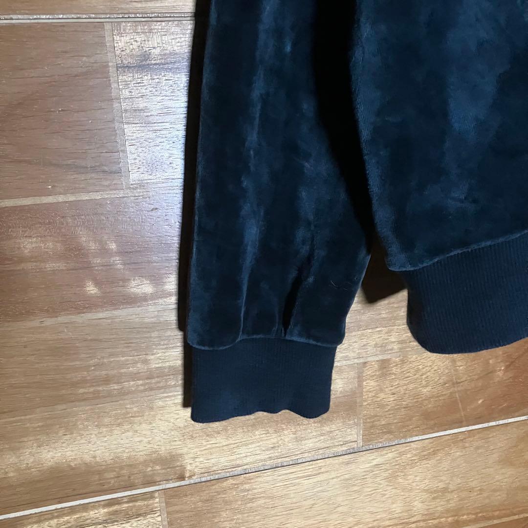 プーマ　ベロア　トラックジャケット　ジャージ　ハイネック　黒　L〜XL程