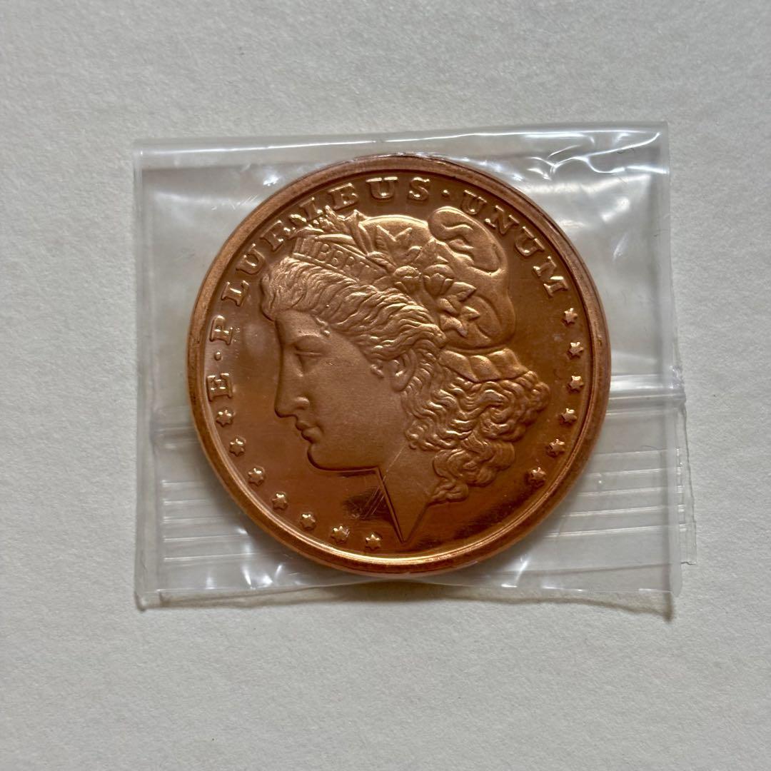 1オンス銀貨・銅貨 2枚セット