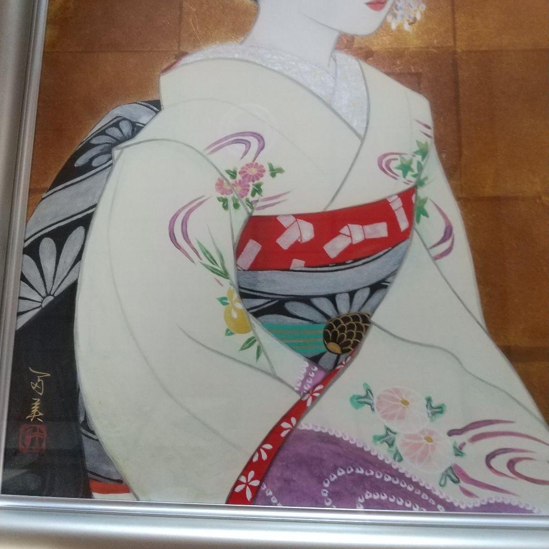 倉田冨美　日本画 倉田冨美 日本画 ｜骨董品買取 緑和堂