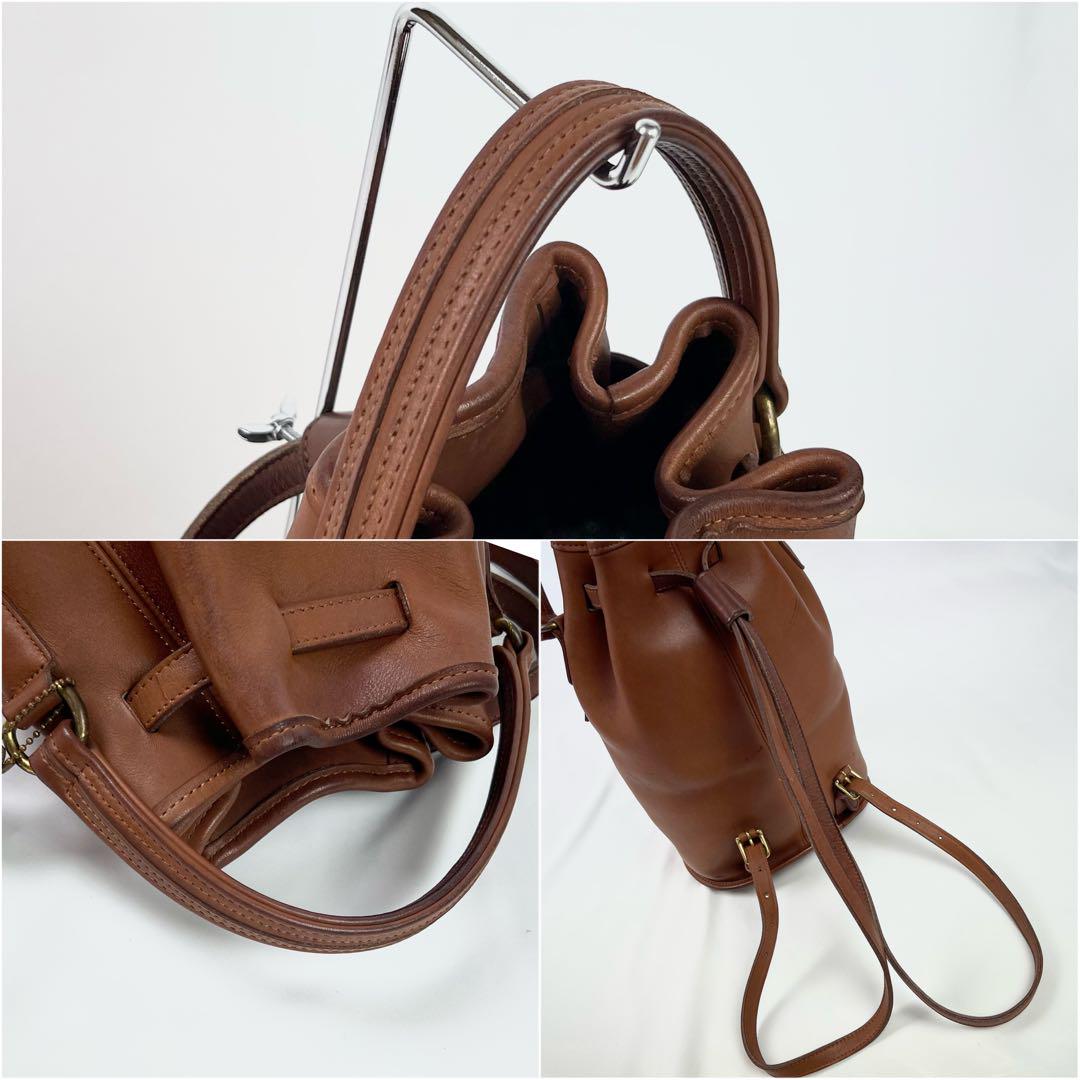 希少 COACH オールドコーチ バックパック ターンロック 2Way レザー 希少 COACH オールドコーチ バックパック ターンロック 2Way レザー