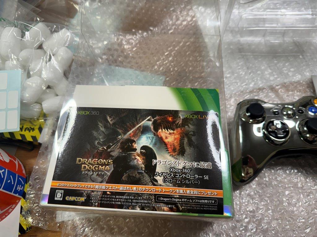 XBOX360 コントローラ SE クロームシルバー モンスターハンター