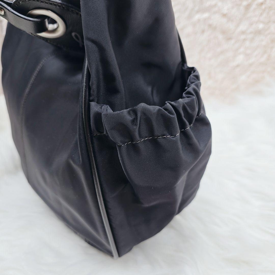 ✨極美品✨アニエスベーボヤージュ ナイロン トートバッグ 黒