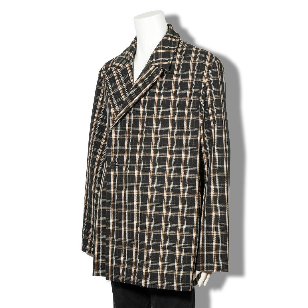HOT正規品 新品 BALENCIAGA オーバーサイズ チェック ジャケット BtAql-m61159535631 最安値即納