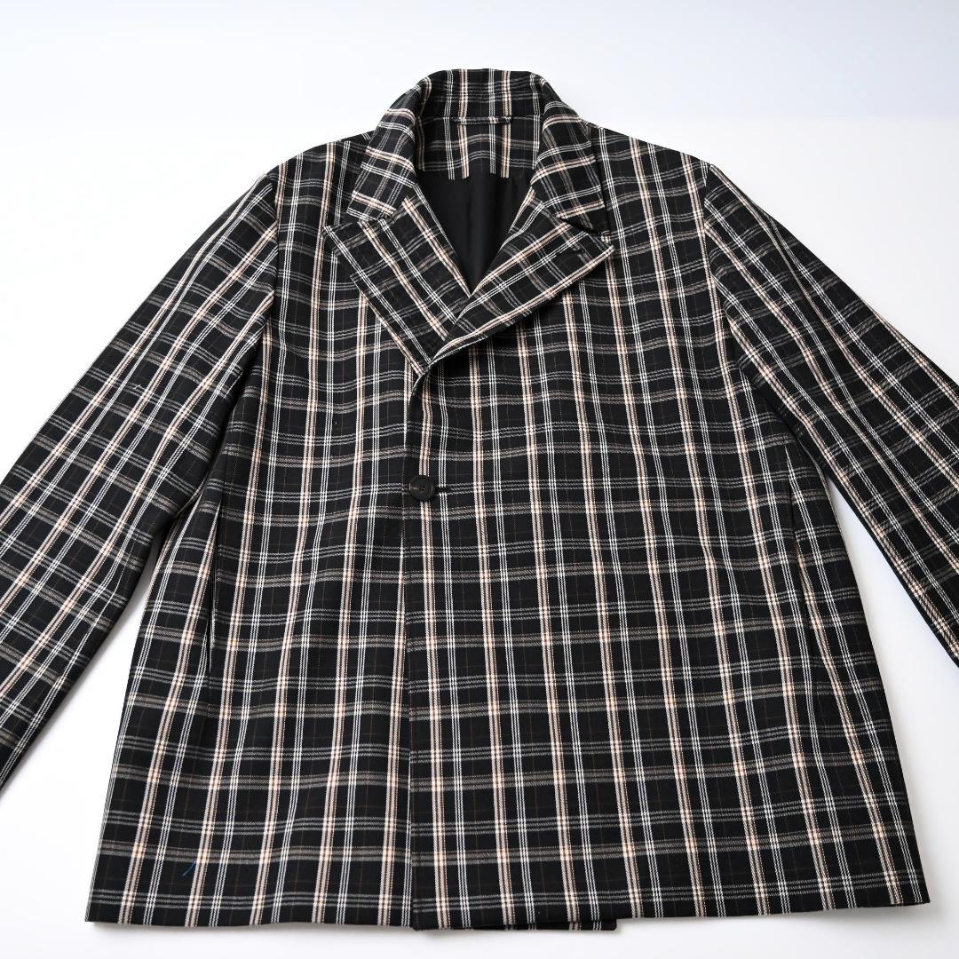HOT正規品 新品 BALENCIAGA オーバーサイズ チェック ジャケット BtAql-m61159535631 最安値即納