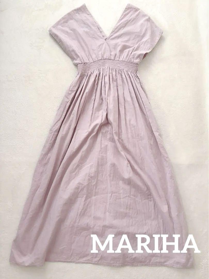 MARIHA マリハ　ノースリーブワンピース　ピンク　夏の光のドレス